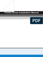 Printer Driver Installation Manual