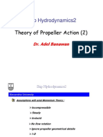 Ship Propeller Theory and Momentum Equations