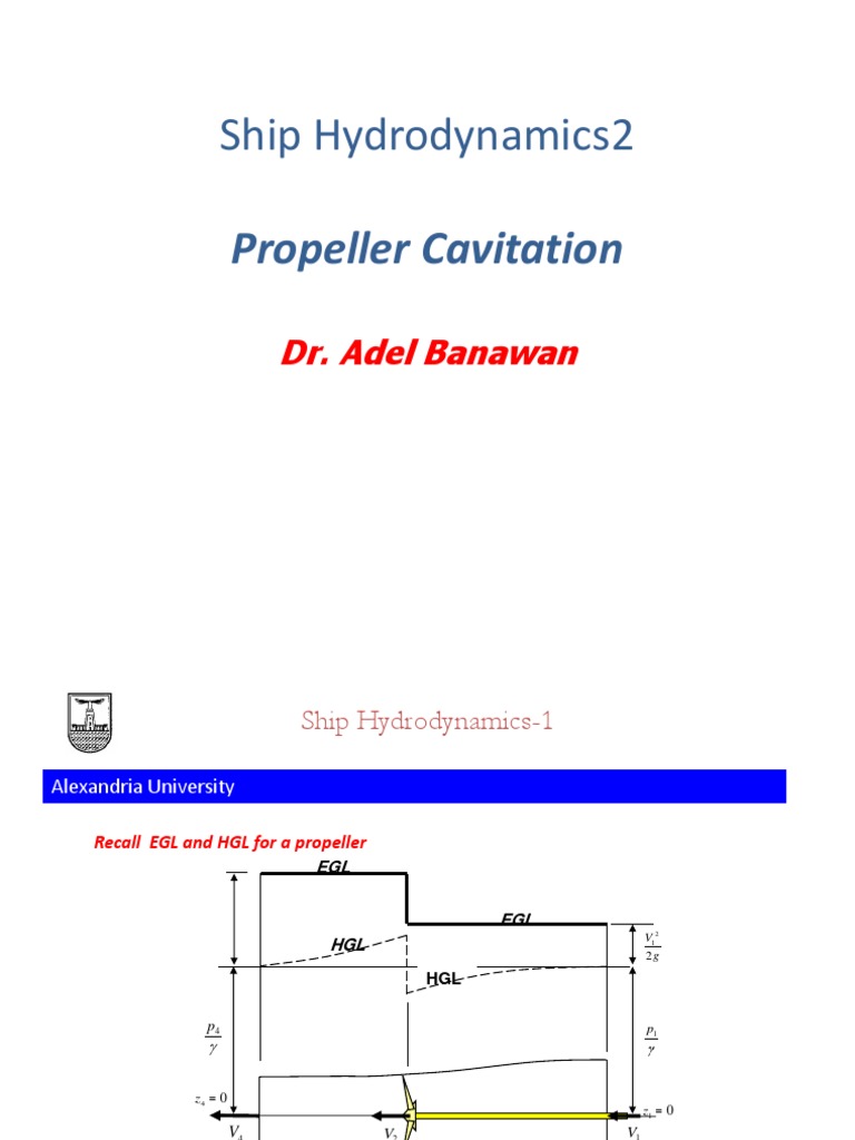 12 Propeller Cavitation PDF Propeller Thrust