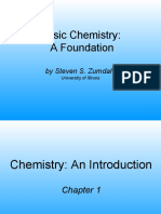 Basic Chemistry: A Foundation: by Steven S. Zumdahl