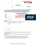 Motion Worksheet-1 Class 9: Career Booster