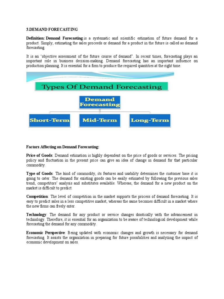 Unit 2 - Demand Forecasting Methods | PDF | Forecasting | Demand