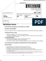 Check-in Confirmation and Boarding Pass