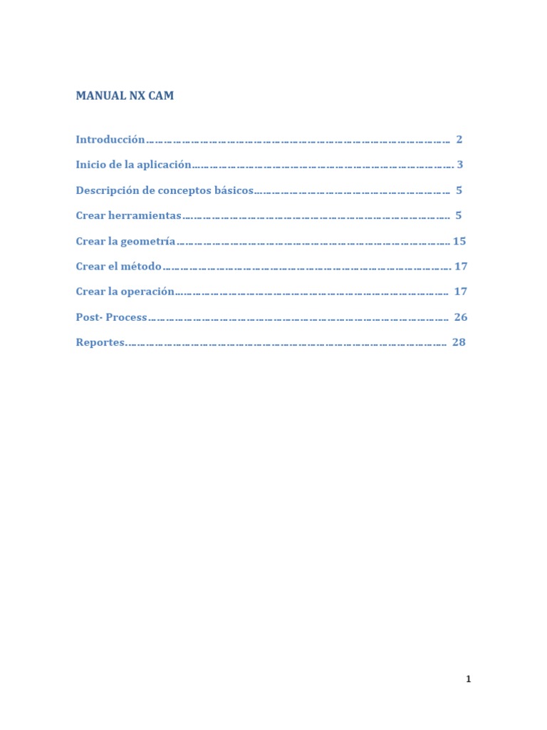Manual NX Cam | PDF | Perforar | Carpintería