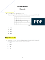 Classified Paper 1 Electricity