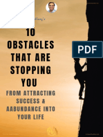 10 Obstacles - Stopping You From Success & Abundance