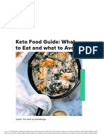 Keto Food Guide: What to Eat and What to Avoid