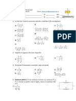 Taller 2. Fracciones Algebraicas y Ecuaciones