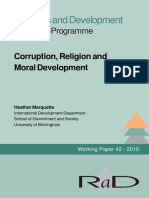 Research Programme: Religions and Development