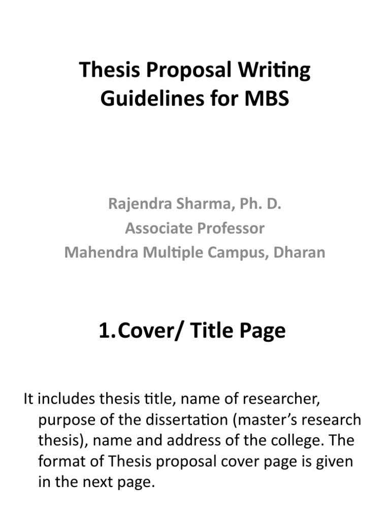 mbs thesis submission date