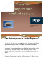 Temperature Control System... Himanshu Ramdeo