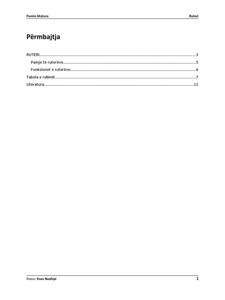 Ruteri | PDF