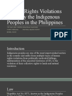 Human Rights Violations Faced by The Indigenous Peoples