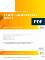 Fase 2 Especificación, Diseño y Arquitectura