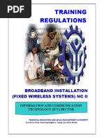 Broadband Installation (Fixed Wireless Systems) NC II