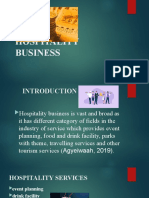 Hospitality Business PPT 1