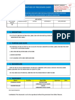 Method of Procedure (Mop) : 1. Description