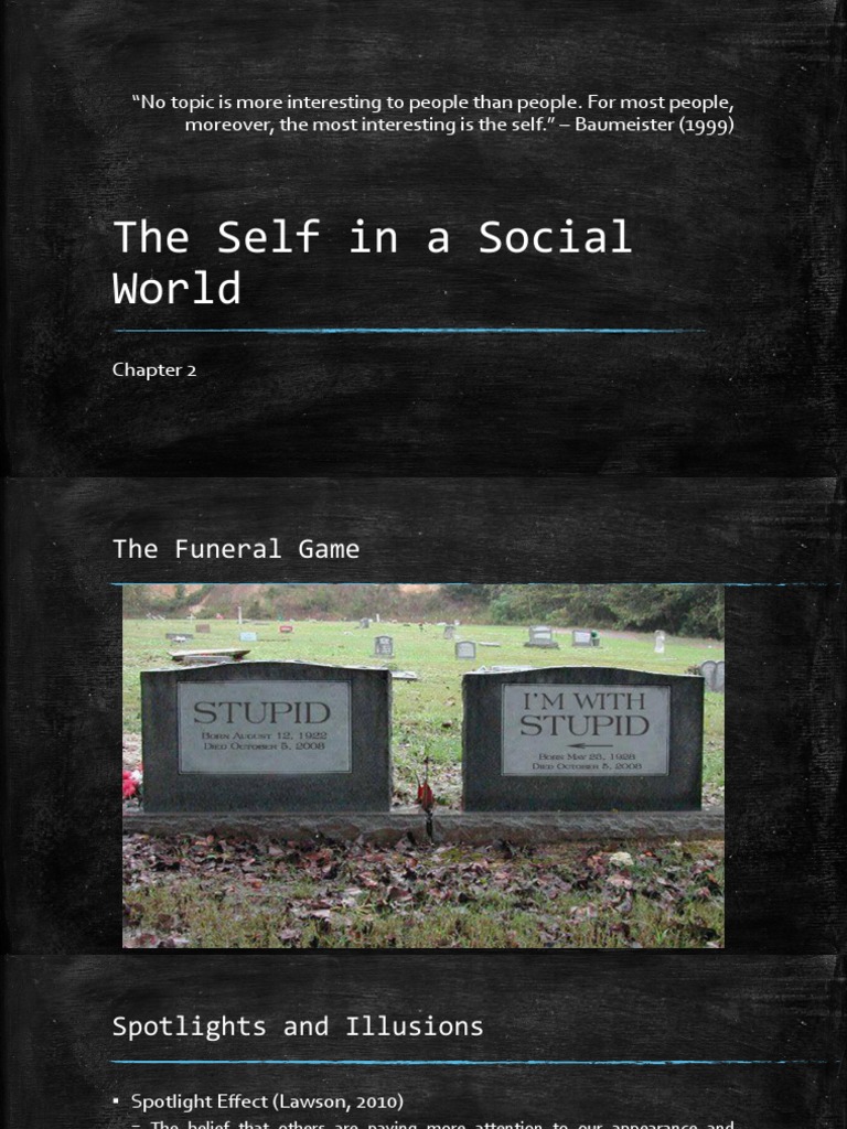 The Self in A Social World | PDF | Self Esteem | Self