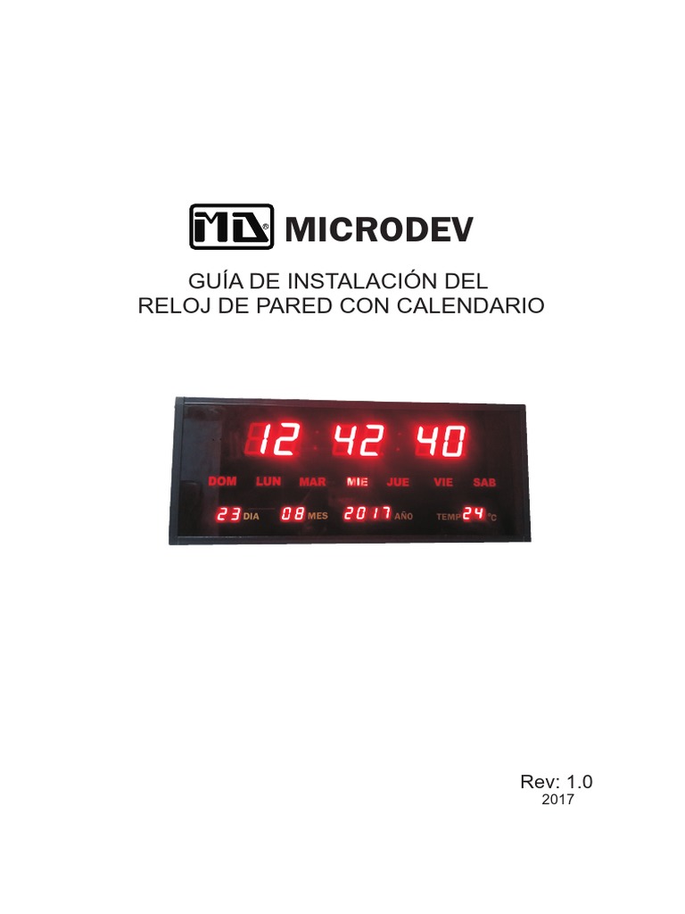 Relojes Digitales- Microdev