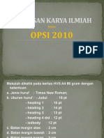 Penulisan Karya Ilmiah