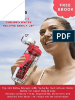 Fruitlite Water Bottle Detox Recipe