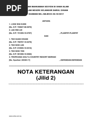 Nota Keterangan (Jilid 2)  PDF