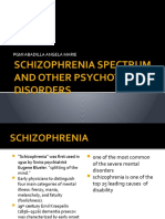 Schizophrenia Spectrum and Other Psychotic Disorders: Pgmi Abadilla Angela Marie