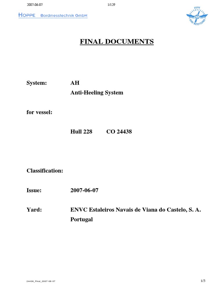 Final - 2007-06-07, PDF, Pump