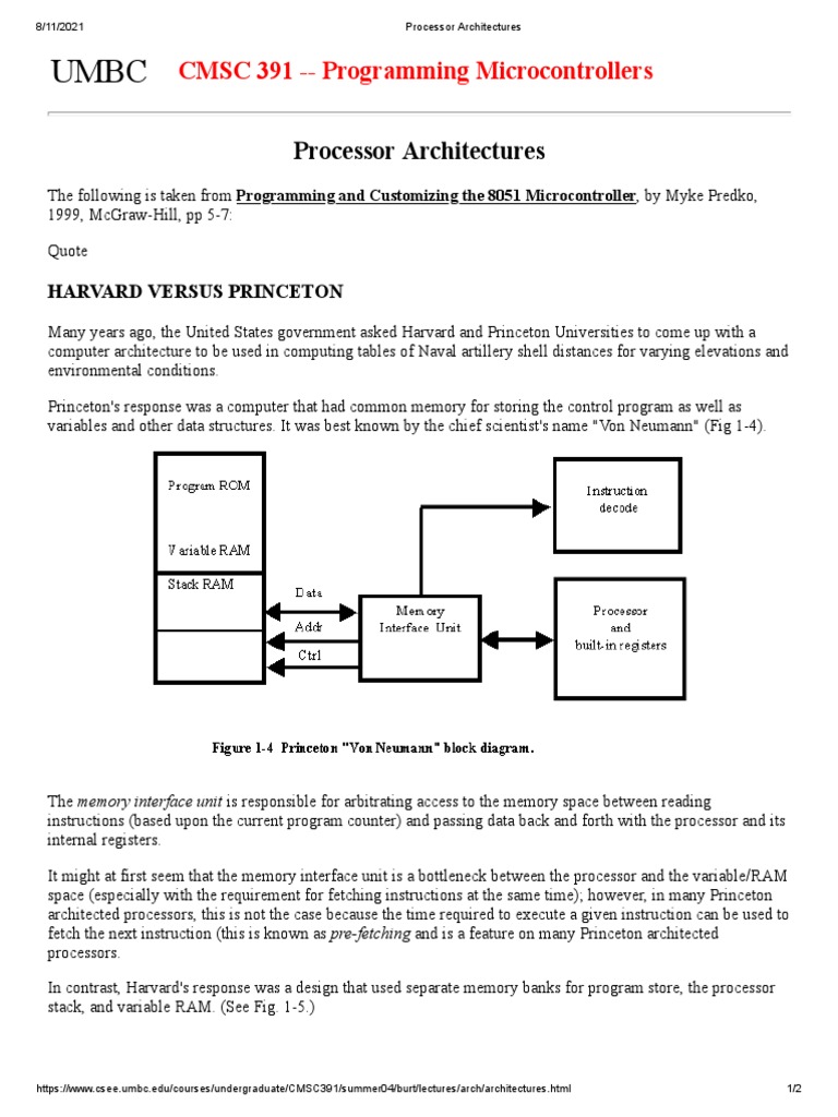 Processor Architectures | PDF | Central Processing Unit | Microcontroller