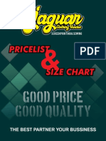 Pricelist Size Chart: Good Price Good Quality