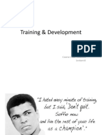 Training & Development: Course Code: HRM353