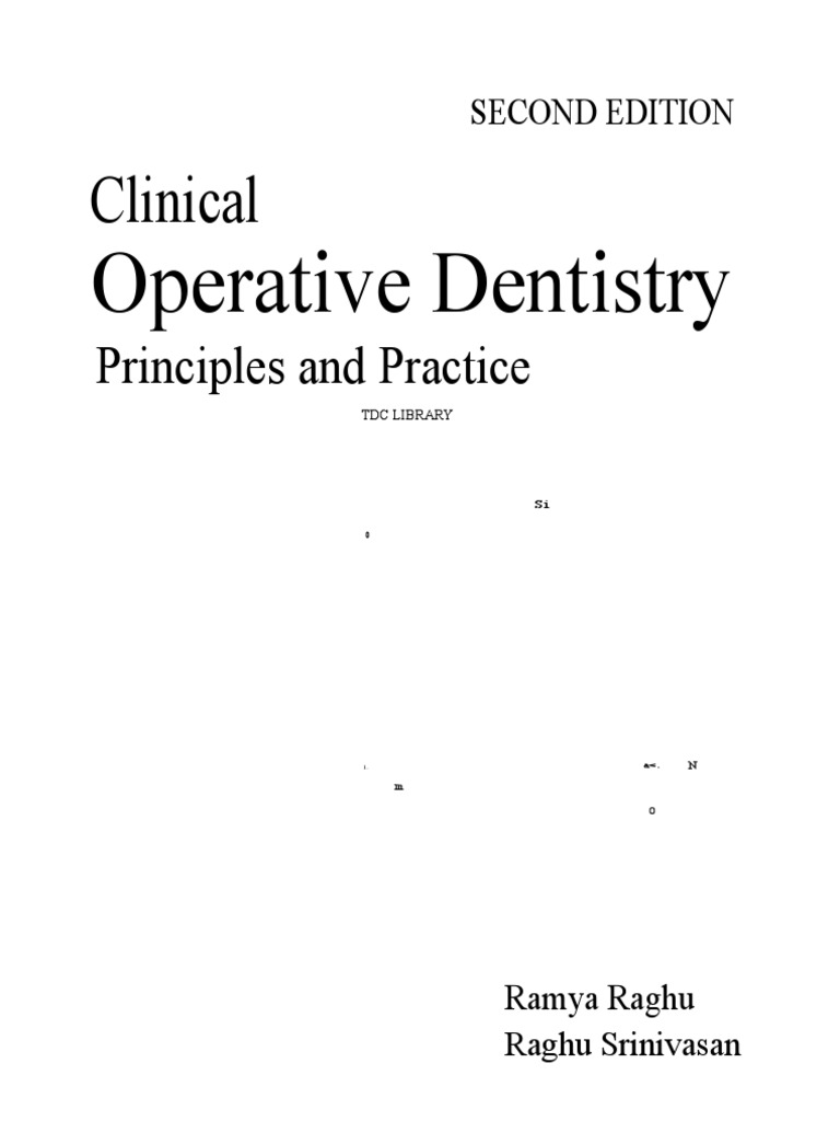 1 - 150 Ramya Raghu Clinical Operative Dentistry Principles & Practice ...