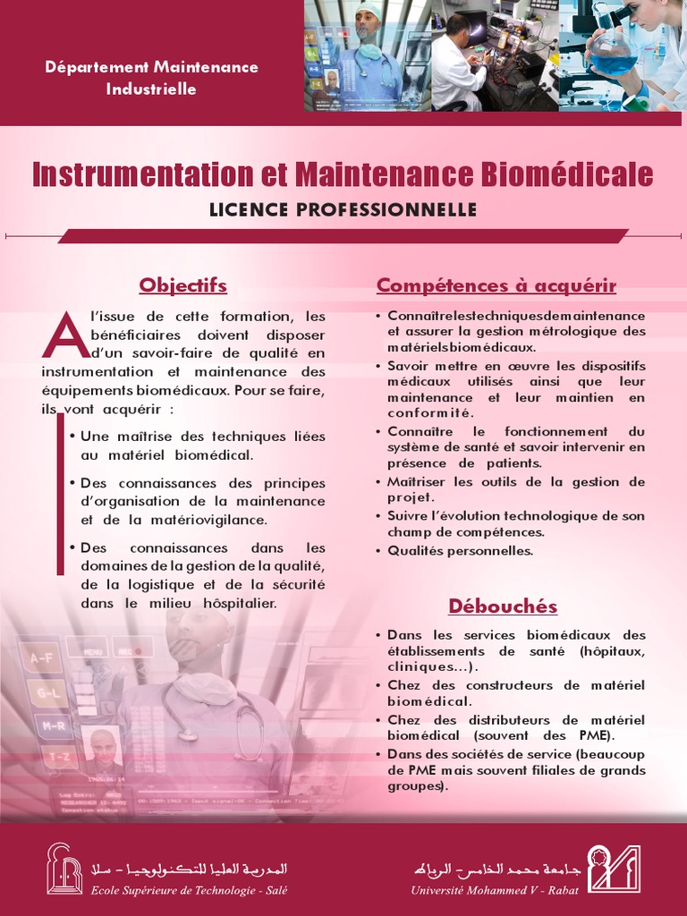 Formation en Maintenance Biomédicale | PDF | Science | Génie biomédical