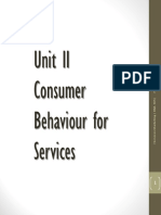 L2 - Consumer Behaviour, Consumer Decision Making and Evaluation of Services