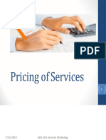 Pricing Strategies for Services