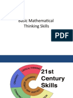 Basic Mathematical Thinking Skills