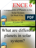 Science6 Q4Week8Day3 Components of Planets in The Solar System