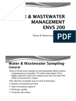 Unit 7 Water & Wastewater Sampling