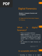 Digital Forensics: Module 1: Computer Forensics and Investigation