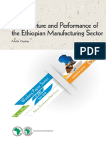 The Structure and Performance of The Ethiopian Manufacturing Sector Afdb Wps 299 June 2018