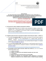 Procedura Site Inscriere Admitere Nivel II Studenti An I 2020 2021