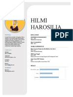 CV Relawan - HILMI HAROSILIA