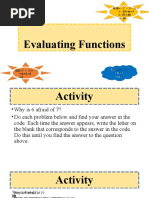 Evaluating Functions