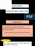 Competency Agricultural Structure