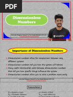 Dimensionless Numbers