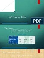 Verb Forms and Tenses For Web 7 2019