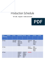 Coursework Production Schedule PDF Ver