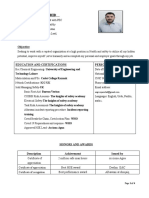 Muhammad Jamshid CV