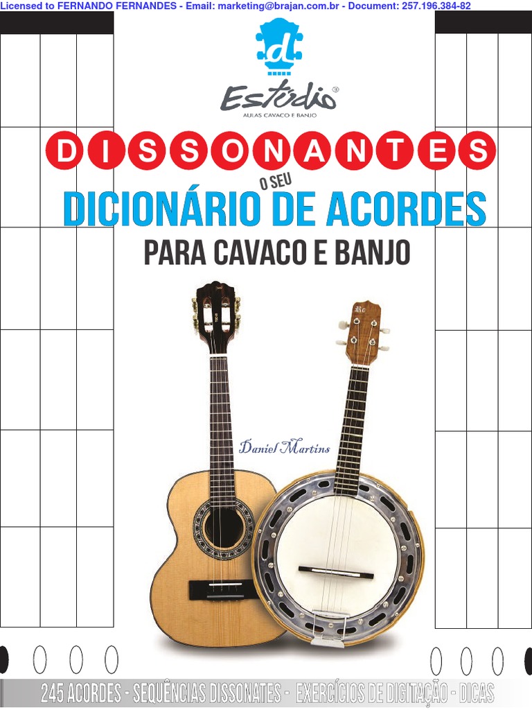 4 - Dissonantes - Dicionário de Acordes | PDF | Acorde (música ...
