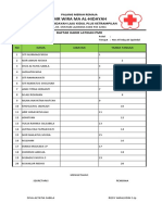 Daftar Hadir PMR